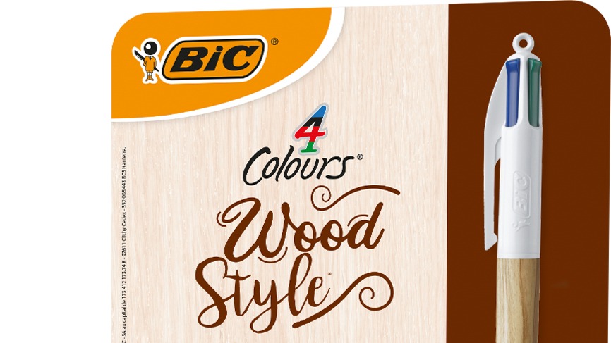 BIC® 4 Colours™ Wood Style bekroond met Award