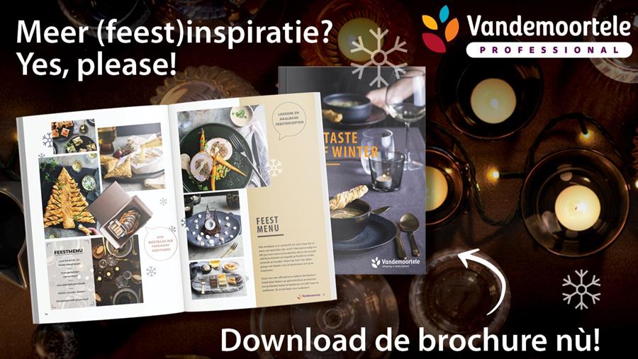 A taste of winter met de winterbrochure van Vandemoortele