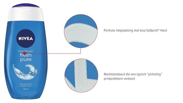 Plaatmontagetapes voor hoogstaande "No label look" druk