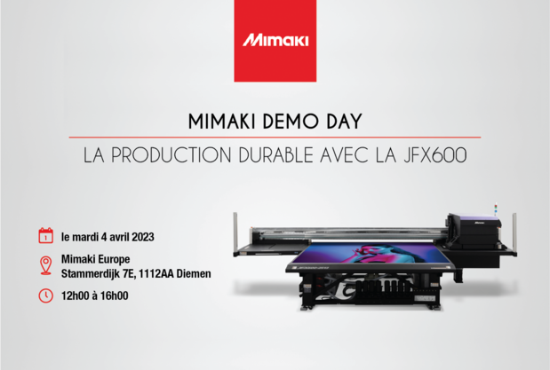 Mimaki demo day : la production durable avec la jfx600