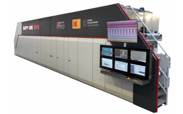 Presse rotative jet d'encre numérique pour emballage flexible