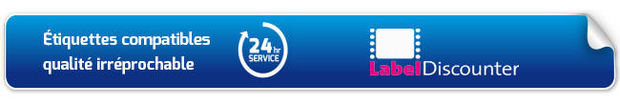 Des étiquettes compatibles de haute qualité de LabelDiscounter
