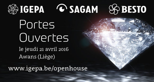 Igepa et Sagam s'engagent à fond pour la Journée Portes Ouvertes à Awans !