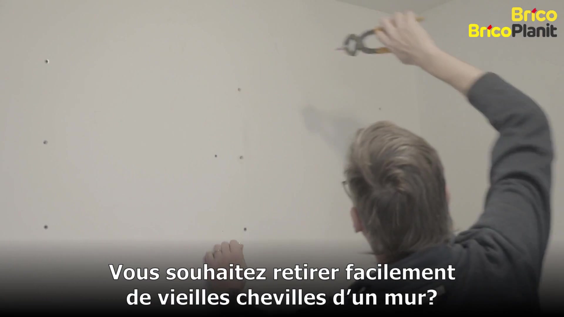 Comment retirer des chevilles d'un mur?